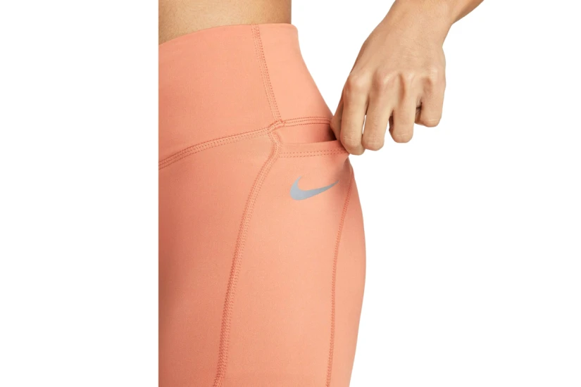 Nike Epic Fast Μακρύ Γυναικείο Κολάν Πορτοκαλί (CZ9240 827)