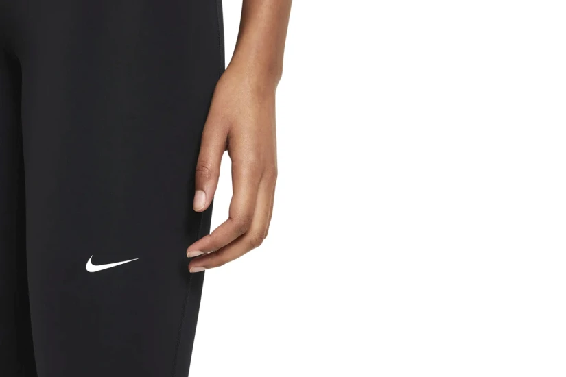 Nike Dri-FIT Pro Mid-Rise Mesh-Panelled Γυναικείο Κολάν Μαύρο