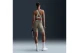 Nike Pro 365 Dri-FIT Γυναικείο Αθλητικό Κοντό Κολάν Λαδί