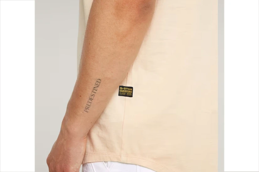 G-Star Lash Ανδρικό Κοντομάνικο T-Shirt Μπεζ