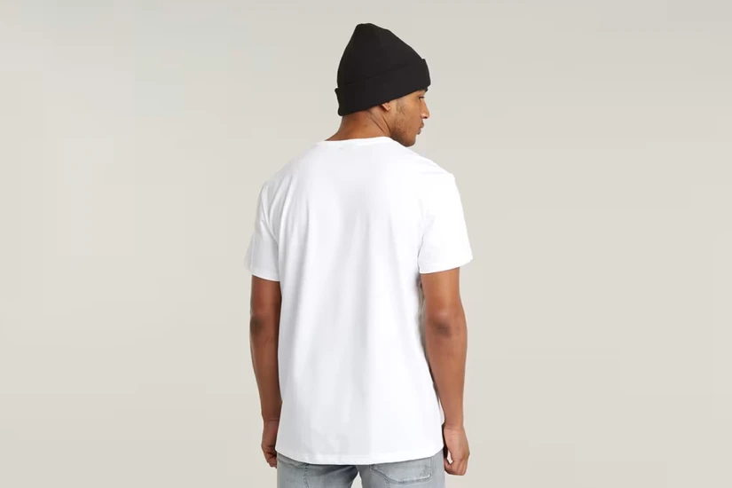 G-Star Base-S Ανδρικό Κοντομάνικο T-Shirt Λευκό