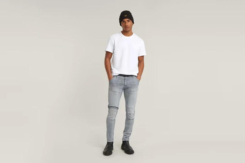 G-Star Base-S Ανδρικό Κοντομάνικο T-Shirt Λευκό