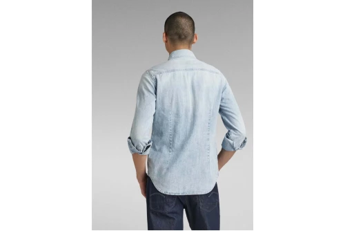 G-Star Slim Denim  Πουκάμισο Μακρυμάνικο Ανδρικό (D23616-D252-G342 SUN FADED BLU)