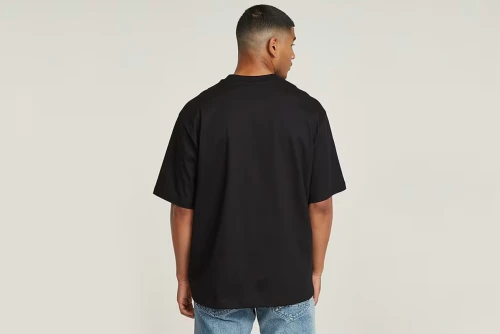 G-Star Center Chest Boxy R T-Shirt Ανδρικό (D24780-C336-6484 DK BLACK)