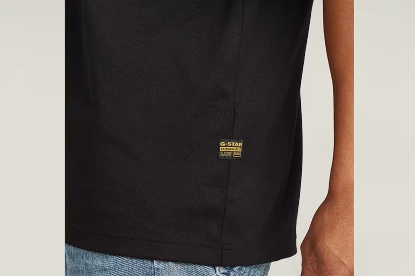 G-Star Center Chest Ανδρικό Κοντομάνικο T-Shirt Μαύρο