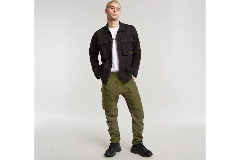 G-Star Ανδρικό Overshirt Jacket Μαύρο