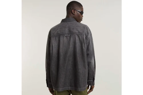 G-Star Boxy Fit Flap Pocket Shirt Πουκάμισο Μακρυμάνικο Ανδρικό (D25517-D540-G864 WORN IN OVERC)