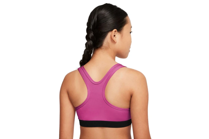 Nike Dri-FIT Swoosh Παιδικό Μπουστάκι Φούξια