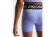 Nike Pro Παιδικό Κοντό Κολάν Λεβάντα, Μαύρο, Λευκό