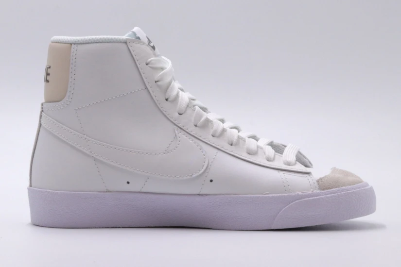 Nike Blazer Mid 77 Παιδικά Sneakers Εκρού, Γκρι Ανοιχτά, Λευκά