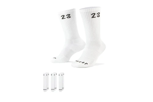 Jordan Essentials Κάλτσες Ψηλές 3 Ζευγάρια (DA5718 100)