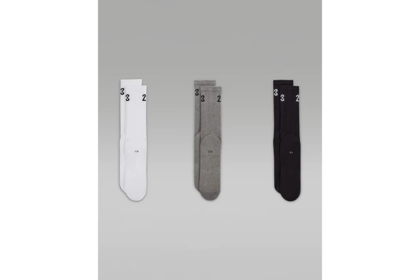 Jordan Essentials Ψηλές Κάλτσες 3 Ζευγάρια