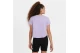Nike Futura Παιδική Κοντομάνικη Crop Top Μπλούζα Λιλά
