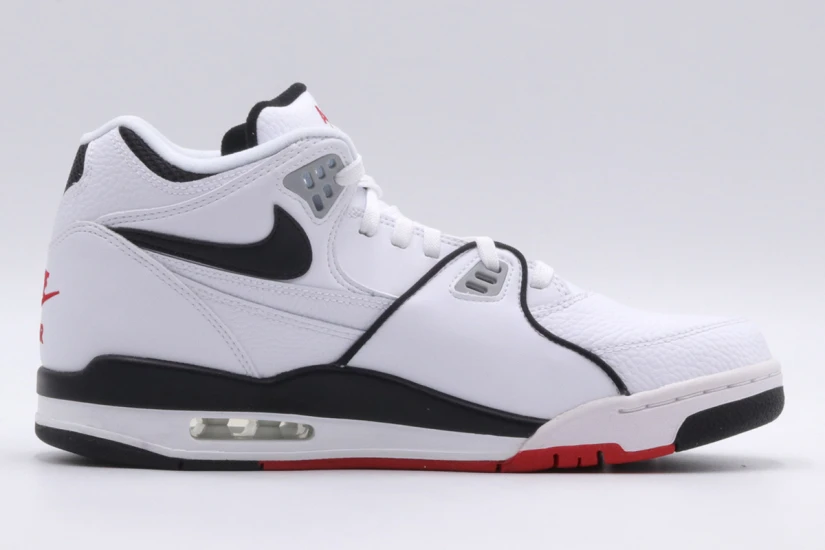 Nike Air Flight 89 Ανδρικά Sneakers Λευκά, Μαύρα, Κόκκινα