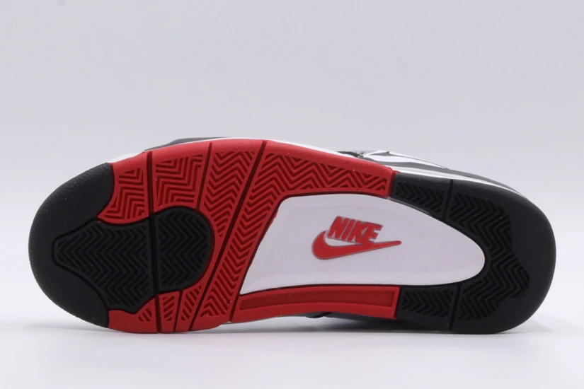Nike Air Flight 89 Ανδρικά Sneakers Λευκά, Μαύρα, Κόκκινα