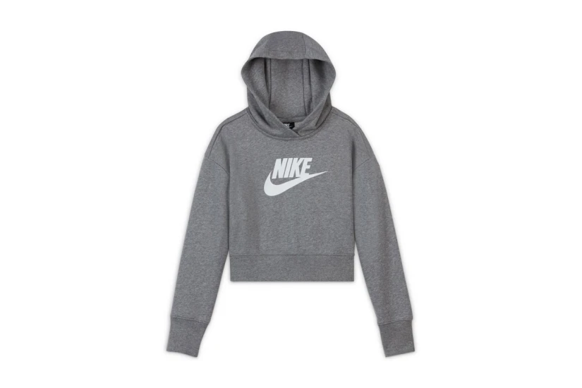 Nike Sportswear Club Παιδικό Φούτερ με Κουκούλα Γκρι