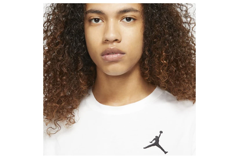 Jordan Jumpman Ανδρικό Κοντομάνικο T-Shirt Λευκό (DC7485 100)