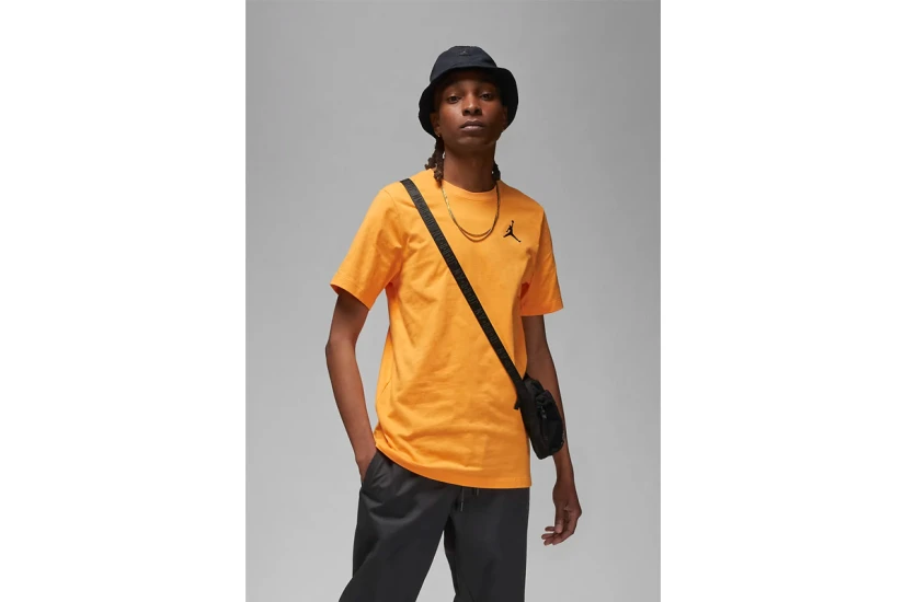 Jordan Jumpman Ανδρικό Κοντομάνικο T-Shirt Κροκί (DC7485 717)