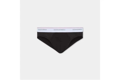 Dsquared2 Basic Cotton Stretch Εσώρουχο Σλιπ 3-Τεμάχια (DCX300060 00115)