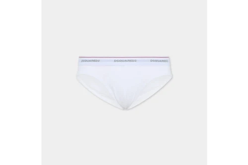 Dsquared2 Basic Cotton Stretch Εσώρουχο Σλιπ 3-Τεμάχια (DCX300060 98412)