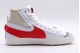Nike Blazer Mid 77 Jumbo Ανδρικά Sneakers Λευκά, Γκρι, Κόκκινα