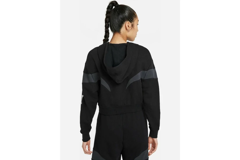 Nike Air Oversized Fleece Ζακέτα Βαμβακερή Γυναικεία (DD5447 010)
