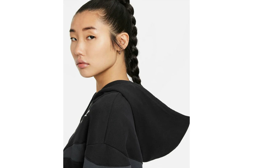 Nike Air Oversized Fleece Ζακέτα Βαμβακερή Γυναικεία (DD5447 010)