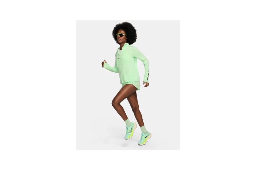 Nike Dri-FIT Tempo Race Γυναικείο Αθλητικό Σορτς Λαχανί
