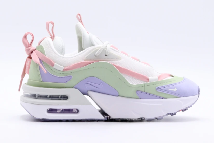 Nike Air Max Furyosa Γυναικεία Sneakers Λευκά, Λαχανί, Μωβ, Ροζ