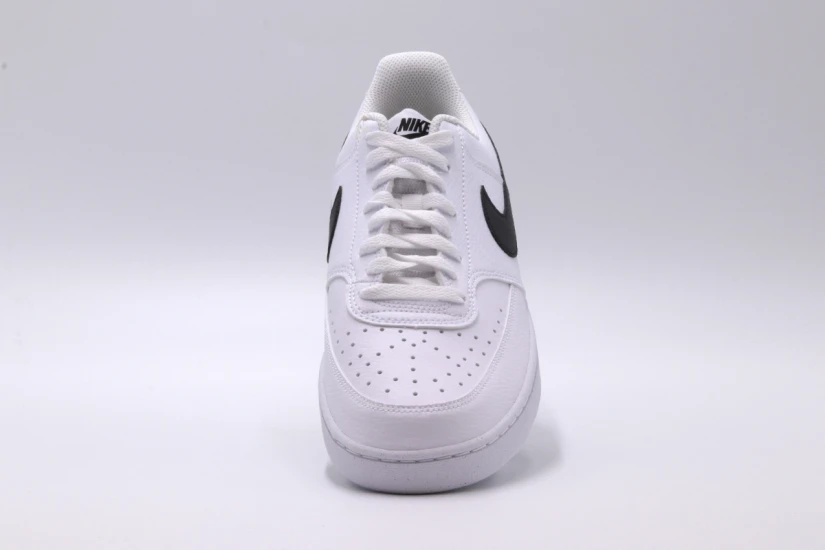Nike Court Vision Low Next Nature Ανδρικά Sneakers Λευκά, Μαύρα