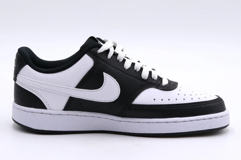 Nike Court Vision Low Next Nature Γυναικεία Sneakers Μαύρα, Λευκά