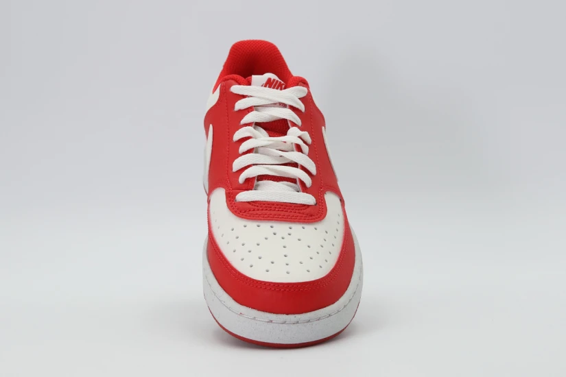 Nike Court Vision Low Next Nature Sneakers Κόκκινα, Εκρού, Λευκά