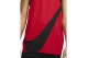Nike Dri-FIT Basketball Crossover Ανδρική Αμάνικη Μπλούζα Κόκκινη, Μαύρη
