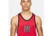 Nike Basketball Dri-FIT Ανδρική Αμάνικη Μπλούζα Κόκκινη, Μαύρη