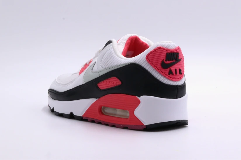 Nike Air Max 90 Γυναικεία Sneakers Λευκά, Μαύρα, Φούξια