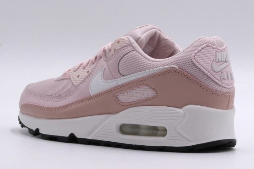 Nike Air Max 90 Γυναικεία Sneakers Ροζ, Λευκά