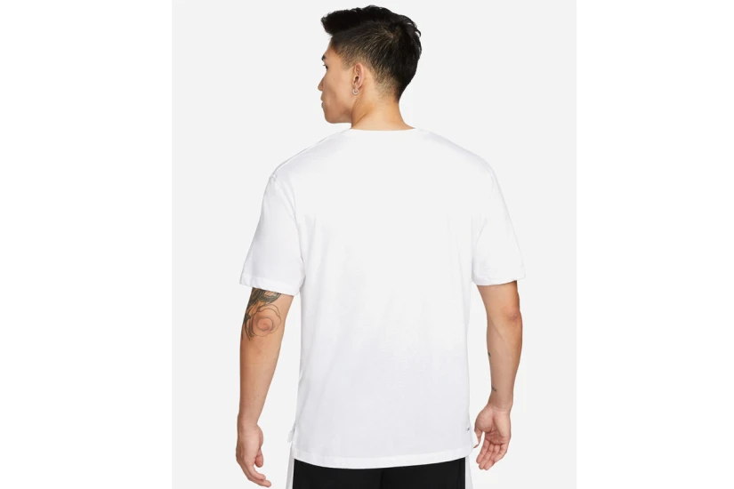 Jordan Dri-FIT Sport Ανδρικό Κοντομάνικο T-Shirt Λευκό