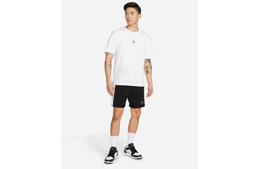 Jordan Dri-FIT Sport Ανδρικό Κοντομάνικο T-Shirt Λευκό