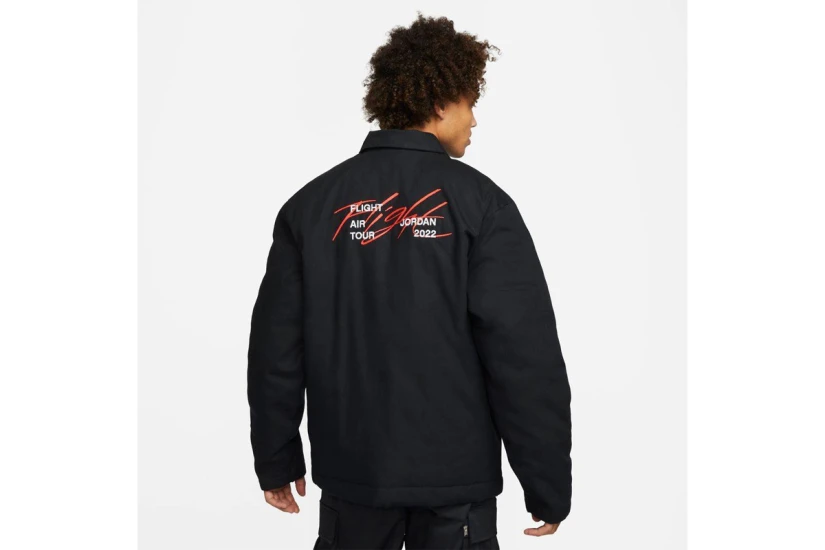Jordan Flight Heritage Reversible Ανδρικό Ελαφρύ Μπουφάν Μαύρο