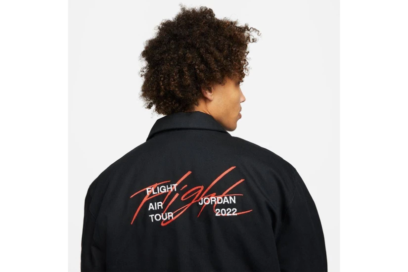 Jordan Flight Heritage Reversible Ανδρικό Ελαφρύ Μπουφάν Μαύρο