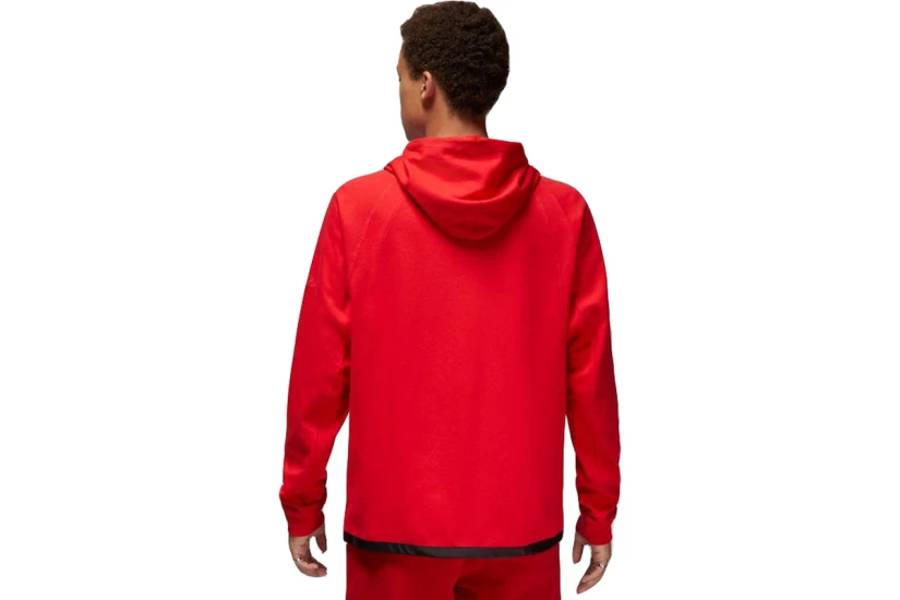 Jordan Essentials Ανδρική Ζακέτα με Κουκούλα Κόκκινη