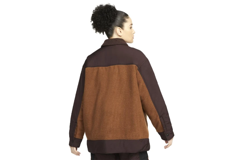 Jordan Cozy Girl Γυναικείο Jacket Καφέ, Μπεζ