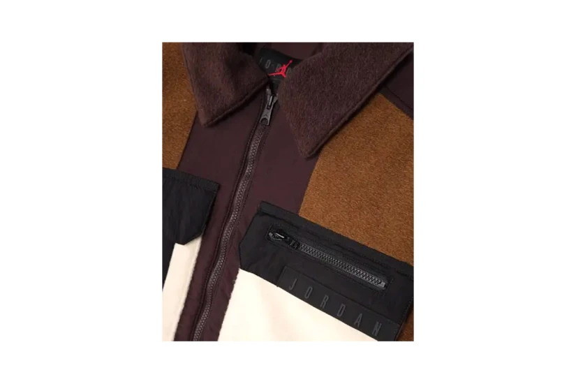 Jordan Cozy Girl Γυναικείο Jacket Καφέ, Μπεζ