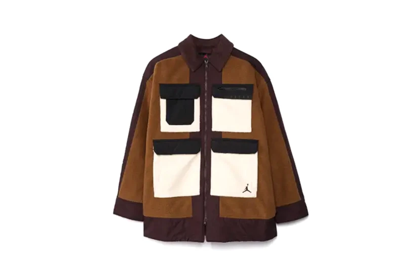 Jordan Cozy Girl Γυναικείο Jacket Καφέ, Μπεζ