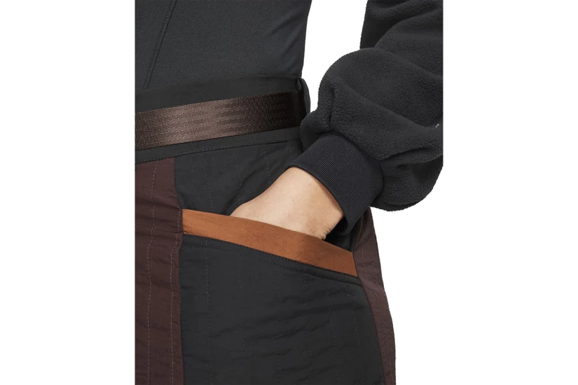 Jordan Cozy Girl Γυναικείο Cargo Παντελόνι Μπορντό, Μαύρο
