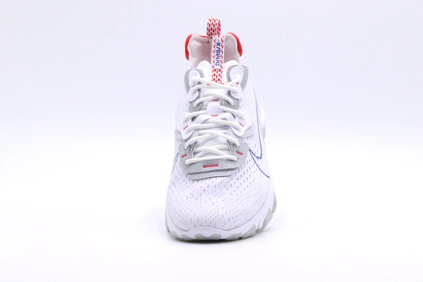 Nike React Vision Ανδρικά Sneakers Λευκά, Κόκκινα, Μπλε, Γκρι