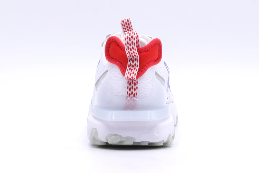 Nike React Vision Ανδρικά Sneakers Λευκά, Κόκκινα, Μπλε, Γκρι