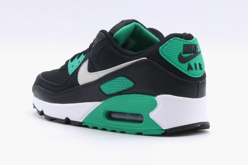 Nike Air Max 90 Ανδρικά Sneakers Μαύρα, Πράσινα, Λευκά