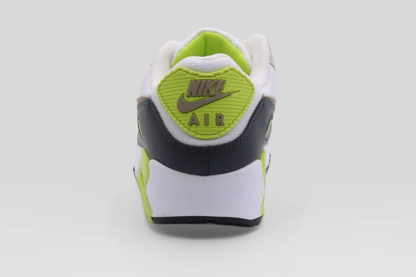 Nike Air Max 90 Ανδρικά Sneakers Λευκά, Λαχανί, Γκρι
