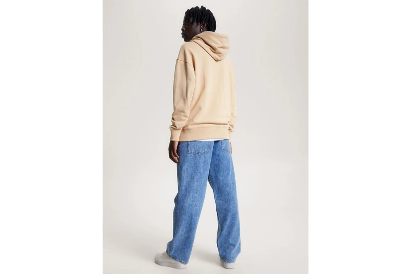 Tommy Jeans Ανδρικό Φούτερ με Κουκούλα Μπεζ